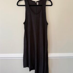 Divided Charcoal Tank Top